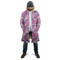 Pink Hawaii Palaka Honohono Pikake Cloak Hawaiian Orchid Lei Polynesian Pattern - Polynesian Pride