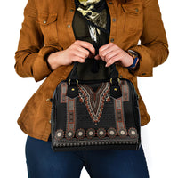 Bula Fiji Dashiki Vintage Fijian Masi Tapa Pattern Shoulder Handbag LT14 - Polynesian Pride