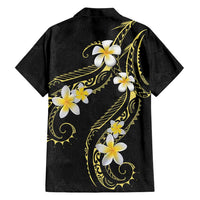 Polynesia Tattoo With Plumeria Family Matching Off Shoulder Maxi Dress and Hawaiian Shirt Elegant Vibes LT14 - Polynesian Pride