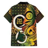 Vanuatu 1980 Family Matching Summer Maxi Dress and Hawaiian Shirt Ni-Van Tamtam Sand Drawing Pattern LT14 - Polynesian Pride