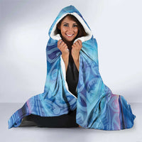 New Zealand Matariki Humpback Whale Hooded Blanket Paikea Maori New Year Blue Galaxy LT14 - Polynesian Pride