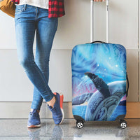 New Zealand Matariki Humpback Whale Luggage Cover Paikea Maori New Year Blue Galaxy LT14 - Polynesian Pride