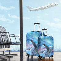 New Zealand Matariki Humpback Whale Luggage Cover Paikea Maori New Year Blue Galaxy LT14 - Polynesian Pride