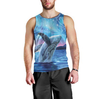 New Zealand Matariki Humpback Whale Men Tank Top Paikea Maori New Year Blue Galaxy LT14 - Polynesian Pride