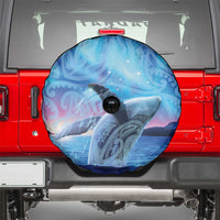 New Zealand Matariki Humpback Whale Spare Tire Cover Paikea Maori New Year Blue Galaxy LT14 - Polynesian Pride