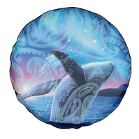 New Zealand Matariki Humpback Whale Spare Tire Cover Paikea Maori New Year Blue Galaxy LT14 - Polynesian Pride