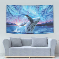 New Zealand Matariki Humpback Whale Tapestry Paikea Maori New Year Blue Galaxy