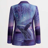 New Zealand Matariki Humpback Whale Blazer Paikea Maori New Year Purple Galaxy LT14 - Polynesian Pride