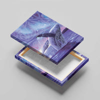 New Zealand Matariki Humpback Whale Canvas Wall Art Paikea Maori New Year Purple Galaxy LT14 - Polynesian Pride