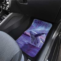 New Zealand Matariki Humpback Whale Car Mats Paikea Maori New Year Purple Galaxy LT14 - Polynesian Pride