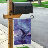 New Zealand Matariki Humpback Whale Garden Flag Paikea Maori New Year Purple Galaxy LT14 - Polynesian Pride