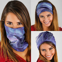 New Zealand Matariki Humpback Whale Neck Gaiter Paikea Maori New Year Purple Galaxy LT14 - Polynesian Pride