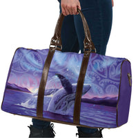 New Zealand Matariki Humpback Whale Travel Bag Paikea Maori New Year Purple Galaxy LT14 - Polynesian Pride