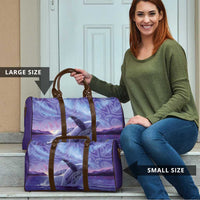 New Zealand Matariki Humpback Whale Travel Bag Paikea Maori New Year Purple Galaxy LT14 - Polynesian Pride