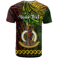 Custom Father Day Vanuatu T Shirt I Love You Dad Reggae Version LT14 - Polynesian Pride