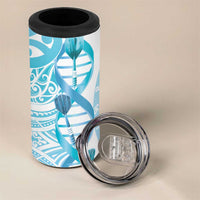 New Zealand Darts 4 in 1 Can Cooler Tumbler Aotearoa Maori Its In My DNA White LT14 - Polynesian Pride