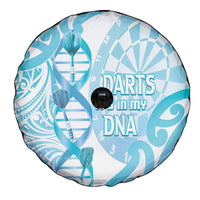 New Zealand Darts Spare Tire Cover Aotearoa Maori Its In My DNA White LT14 - Polynesian Pride