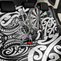 New Zealand Darts Back Car Seat Cover Aotearoa Maori Its In My DNA Black LT14 - Polynesian Pride