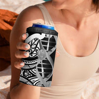 New Zealand Darts 4 in 1 Can Cooler Tumbler Aotearoa Maori Its In My DNA Black LT14 - Polynesian Pride