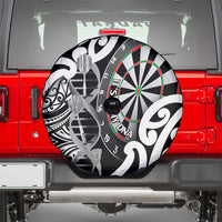 New Zealand Darts Spare Tire Cover Aotearoa Maori Its In My DNA Black LT14 - Polynesian Pride