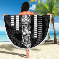 Tiki Drum Hawaii Beach Blanket Hawaiian Kakau Tattoo Style LT14 - Polynesian Pride