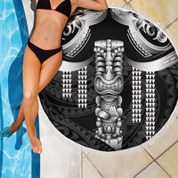 Tiki Drum Hawaii Beach Blanket Hawaiian Kakau Tattoo Style LT14 - Polynesian Pride
