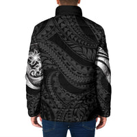 Tiki Drum Hawaii Padded Jacket Hawaiian Kakau Tattoo Style LT14 - Polynesian Pride