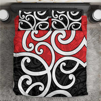New Zealand Bedding Set Maori Koru Tino Rangatiratanga Color - Polynesian Pride