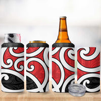 New Zealand 4 in 1 Can Cooler Tumbler Maori Koru Tino Rangatiratanga Color LT14 - Polynesian Pride