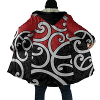 New Zealand Cloak Maori Koru Tino Rangatiratanga Color LT14 - Polynesian Pride