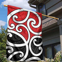 New Zealand Garden Flag Maori Koru Tino Rangatiratanga Color LT14 - Polynesian Pride