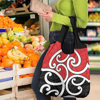 New Zealand Grocery Bag Maori Koru Tino Rangatiratanga Color LT14 - Polynesian Pride