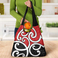 New Zealand Grocery Bag Maori Koru Tino Rangatiratanga Color LT14 - Polynesian Pride