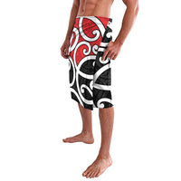 New Zealand Lavalava Maori Koru Tino Rangatiratanga Color LT14 - Polynesian Pride