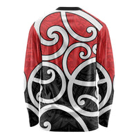 New Zealand Long Sleeve Shirt Maori Koru Tino Rangatiratanga Color LT14 - Polynesian Pride