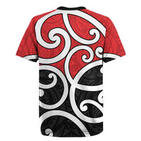 New Zealand Rugby Jersey Maori Koru Tino Rangatiratanga Color LT14 - Polynesian Pride