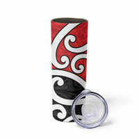 New Zealand Skinny Tumbler Maori Koru Tino Rangatiratanga Color LT14 - Polynesian Pride