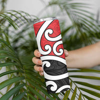 New Zealand Skinny Tumbler Maori Koru Tino Rangatiratanga Color LT14 - Polynesian Pride