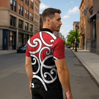 New Zealand Zipper Polo Shirt Maori Koru Tino Rangatiratanga Color LT14 - Polynesian Pride