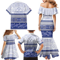 Personalised HRPP Samoa Siapo Family Matching Mermaid Dress and Hawaiian Shirt Teuila Flowers Samoan Pattern LT14 - Polynesian Pride