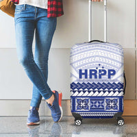 HRPP Samoa Siapo Luggage Cover Teuila Flowers Samoan Pattern - Polynesian Pride