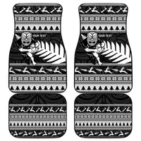 New Zealand Christmas Rugby Personalised Car Mats Meri Kirihimete All Black Maori LT14 - Polynesian Pride