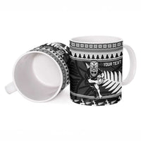New Zealand Christmas Rugby Personalised Ceramic Mug Meri Kirihimete All Black Maori LT14 - Polynesian Pride