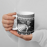 New Zealand Christmas Rugby Personalised Ceramic Mug Meri Kirihimete All Black Maori LT14 - Polynesian Pride
