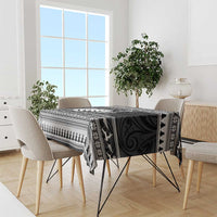 New Zealand Christmas Rugby Personalised Tablecloth Meri Kirihimete All Black Maori LT14 - Polynesian Pride