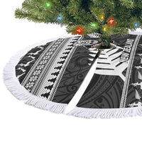 New Zealand Christmas Rugby Tree Skirt Meri Kirihimete All Black Maori LT14 - Polynesian Pride