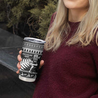 New Zealand Christmas Rugby Personalised Tumbler Cup Meri Kirihimete All Black Maori LT14 - Polynesian Pride