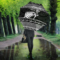 New Zealand Christmas Rugby Personalised Umbrella Meri Kirihimete All Black Maori LT14 - Polynesian Pride