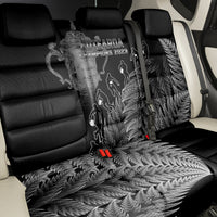 Custom New Zealand Silver Fern Rugby Back Car Seat Cover All Black Go Champions 2023 With Trophy Proud LT14 - Polynesian Pride