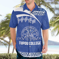 Personalised Tonga Tupou College Toloa Hawaiian Shirt 160 Years Anniversary Tongan Ngatu Pattern